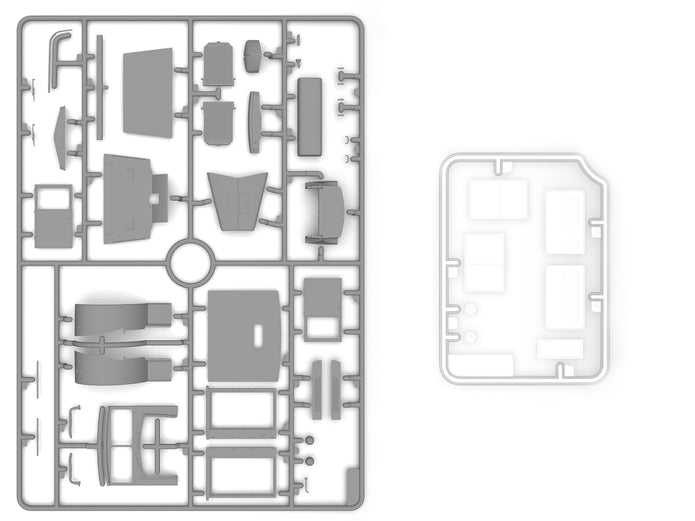 Wehrmacht Self-propelled AA vehicles Scale 1:35 ICMDS3526 Plastic Model Car Kit