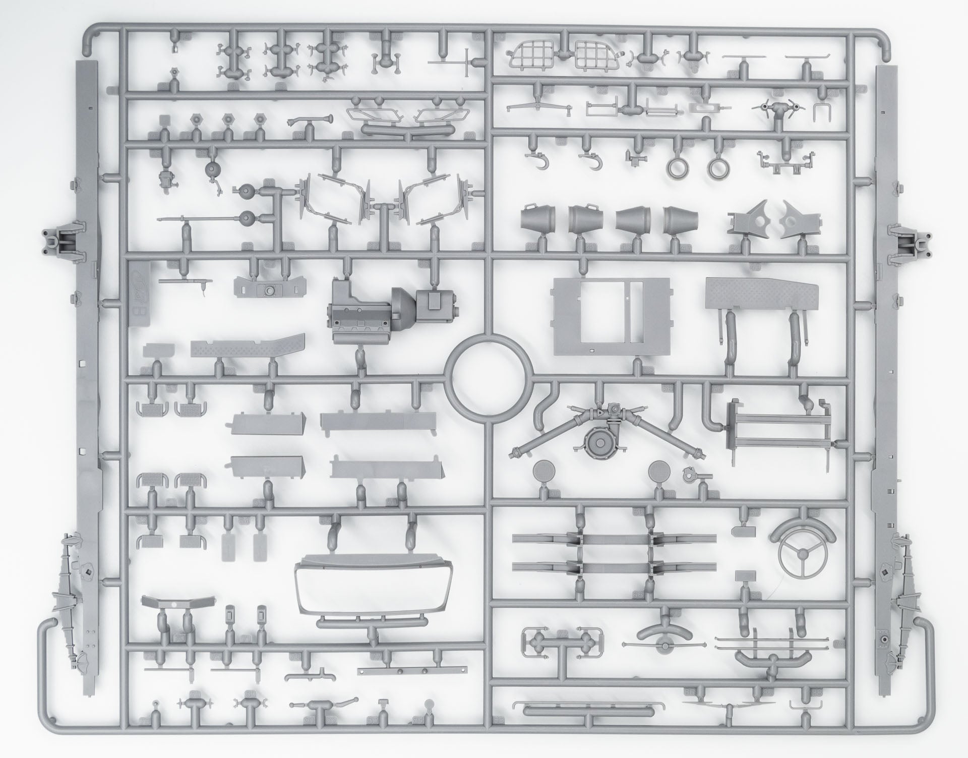 Fire trucks of Ukraine Scale 1:35 ICMDS3527 Plastic Model Truck Kit