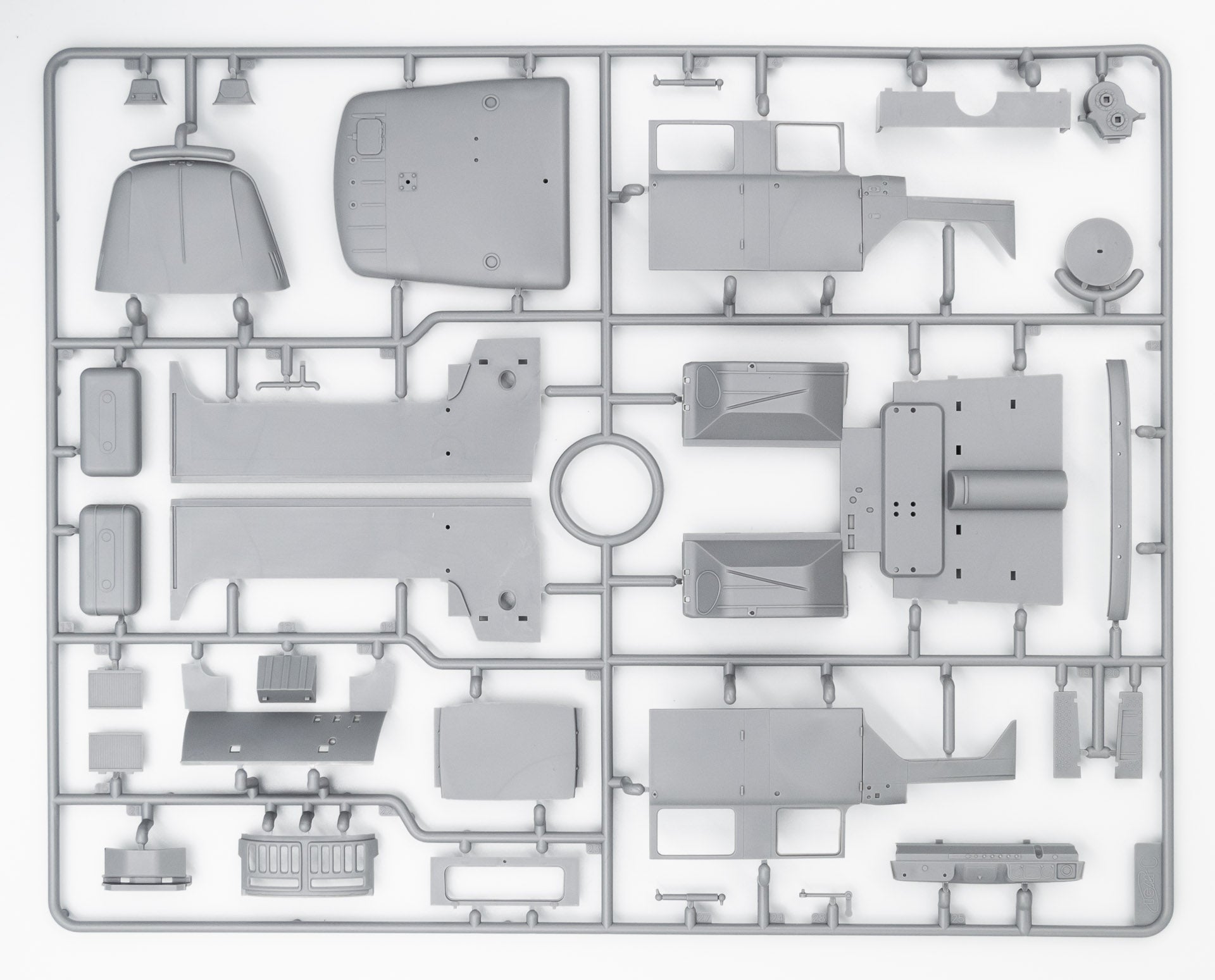 Fire trucks of Ukraine Scale 1:35 ICMDS3527 Plastic Model Truck Kit