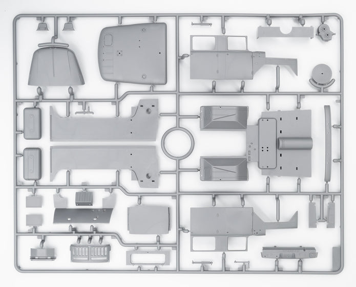 Fire trucks of Ukraine Scale 1:35 ICMDS3527 Plastic Model Truck Kit