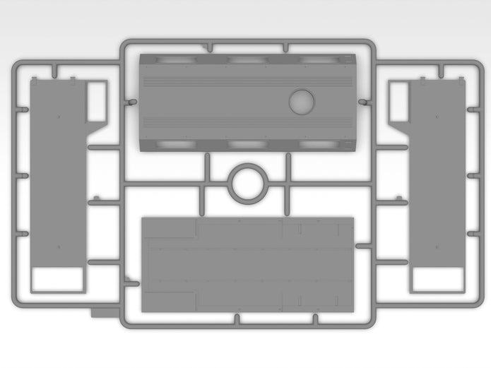 Fire trucks of Ukraine Scale 1:35 ICMDS3527 Plastic Model Truck Kit