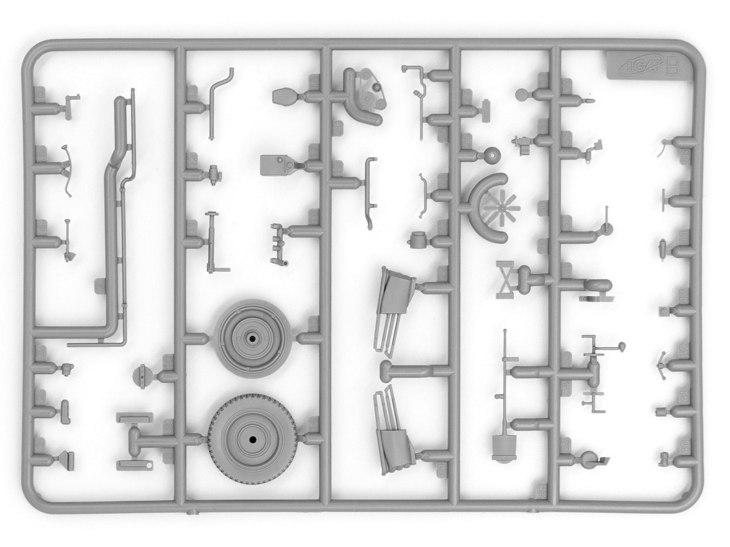 Vehicles of the D.A.K Scale 1:35 ICMDS3529 Plastic Model Truck Kit