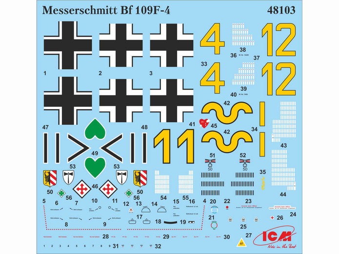 ICM DS4801 Plastic model kit Scale 1:48 WWII Luftwaffe Airfield - modelling kit
