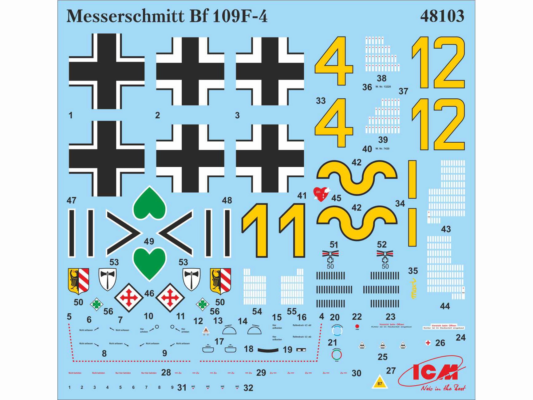 ICM DS4801 Plastic model kit Scale 1:48 WWII Luftwaffe Airfield - modelling kit
