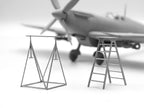ICM DS4802 Plastic model aircraft kit  + figures Scale 1:48 WWII RAF Airfield