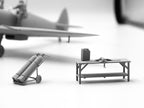 ICM DS4802 Plastic model aircraft kit  + figures Scale 1:48 WWII RAF Airfield