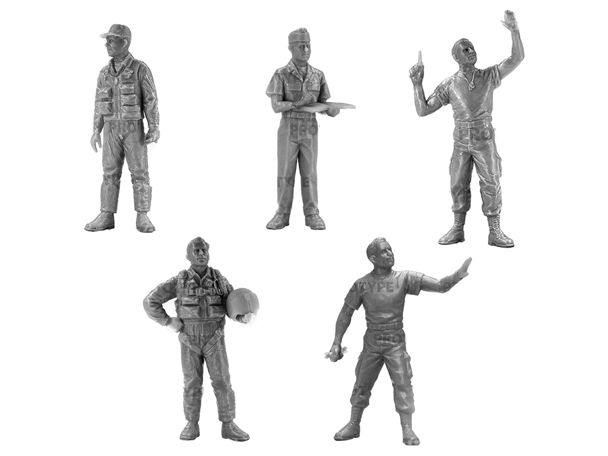 ICM DS4803 Plastic model aircraft + figures kit Scale 1:48 Vietnam USAF Airfield