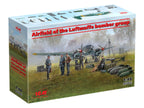 Airfield of the Luftwaffe bomber group Scale 1:48 ICMDS4805 Plastic Model Figures Kit