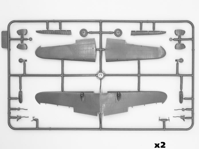 ICM DS7204 Scale 1:72 SET Aircraft In the skies of China (Ki-21-Ia, two Кі-27а)