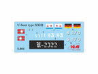 ICM S004 Plastic model submarines 1:144 U-Boot type XXIII WWII German submarine