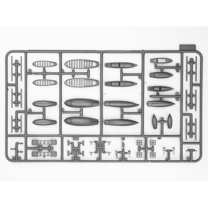 ICM S005 Plastic model ship kit Scale 1:350 Markgraf' WWI German battleship