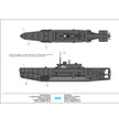ICM S007 Plastic model submarines kit 1:72 U-Boat Type XXVII 