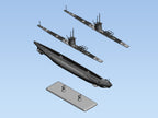 ICM S009 Plastic model kit Scale 1:144 U-Boat Type IIB (1939) German submarine