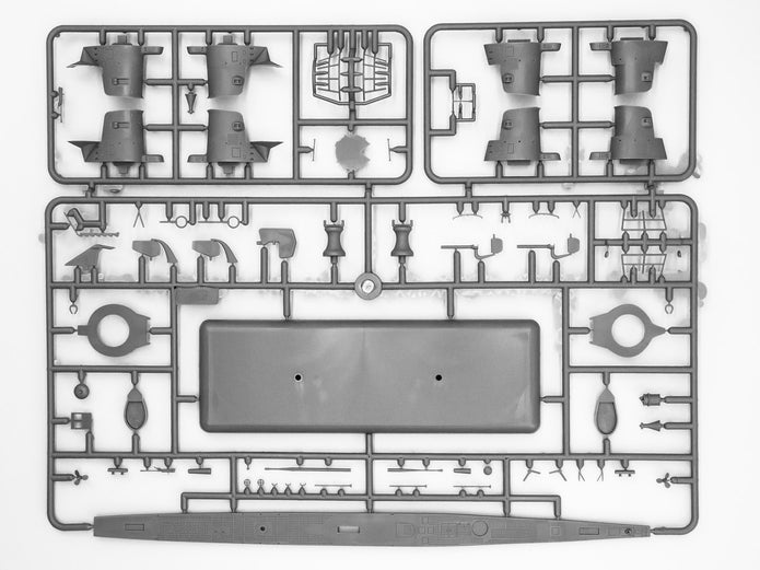 ICM S010 Plastic model kit Scale 1:144 U-Boat Type IIB (1943) German submarine
