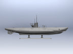 ICM S010 Plastic model kit Scale 1:144 U-Boat Type IIB (1943) German submarine