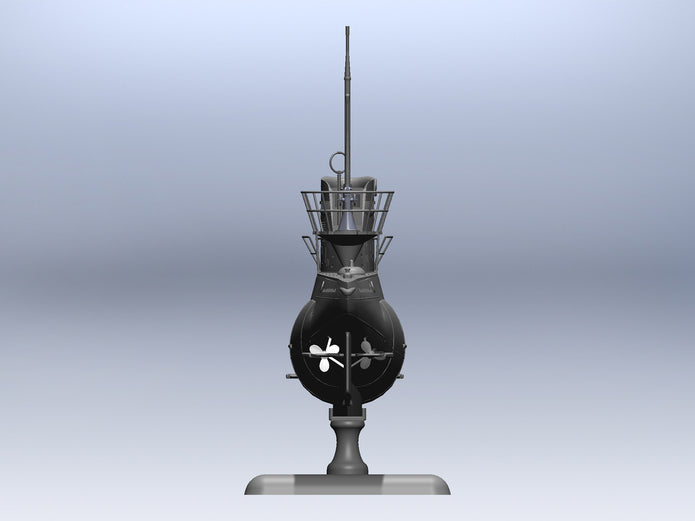 ICM S010 Plastic model kit Scale 1:144 U-Boat Type IIB (1943) German submarine