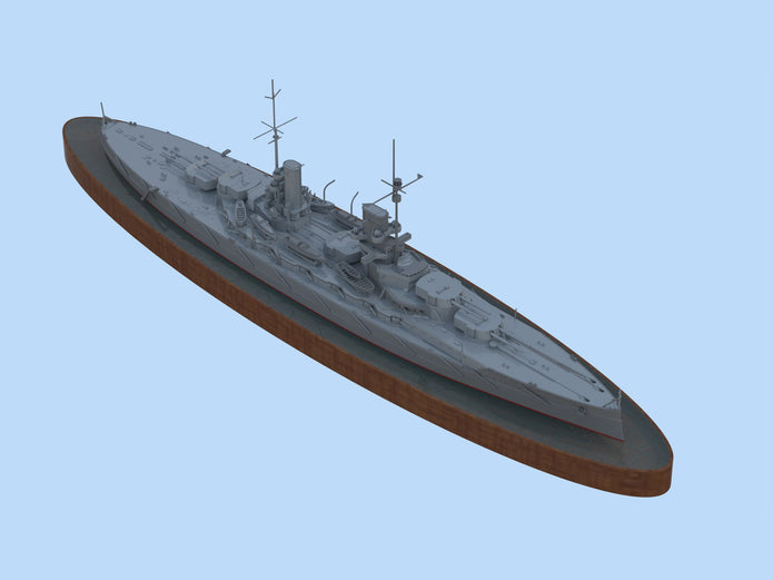 ICM S015 ship models plastic Scale 1:700 WWI German Battleship Grosser Kurfürst