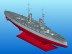 ICM S016 Plastic model ship kit Scale 1:700 German battleship 
