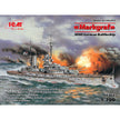 ICM S017 Plastic ship model kit Scale 1:700 German battleship 