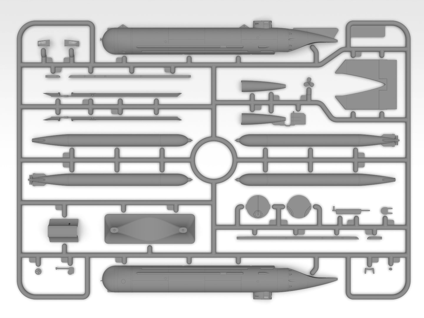 ICM S019 Scale model kit 1:72 U-Boat Type ‘Molch’ WWII German Midget Submarine