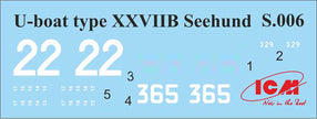 K-Verbände Midget Submarines Scale 1:72 Plastic Model Kit ICM S020
