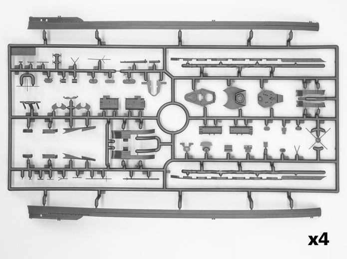 Kaiser’s Steel Fist Scale 1:700 ICMS021 Plastic Model Ship Kit