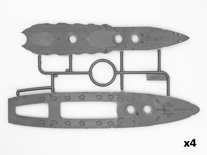 Kaiser’s Steel Fist Scale 1:700 ICMS021 Plastic Model Ship Kit