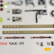 3D Decals Aircraft Yakovlev Yak9T interior (for ICM model kit) Scale 1:32 KeliK K32004 USSR (WW2)