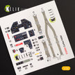 3D Decals Aircraft Curtiss P-40M interior (for Trumpeter model kit) Scale 1:32 KeliK K32005 USA (WW2)