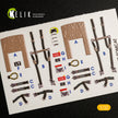 3D Decal Interior Grumman F-14D Super Tomcat (for Trumpeter plastic model kit) Scale 1:32 KeliK K32014 USA