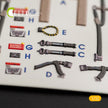 3D Decal Interior Grumman F-14D Super Tomcat (for Trumpeter plastic model kit) Scale 1:32 KeliK K32014 USA