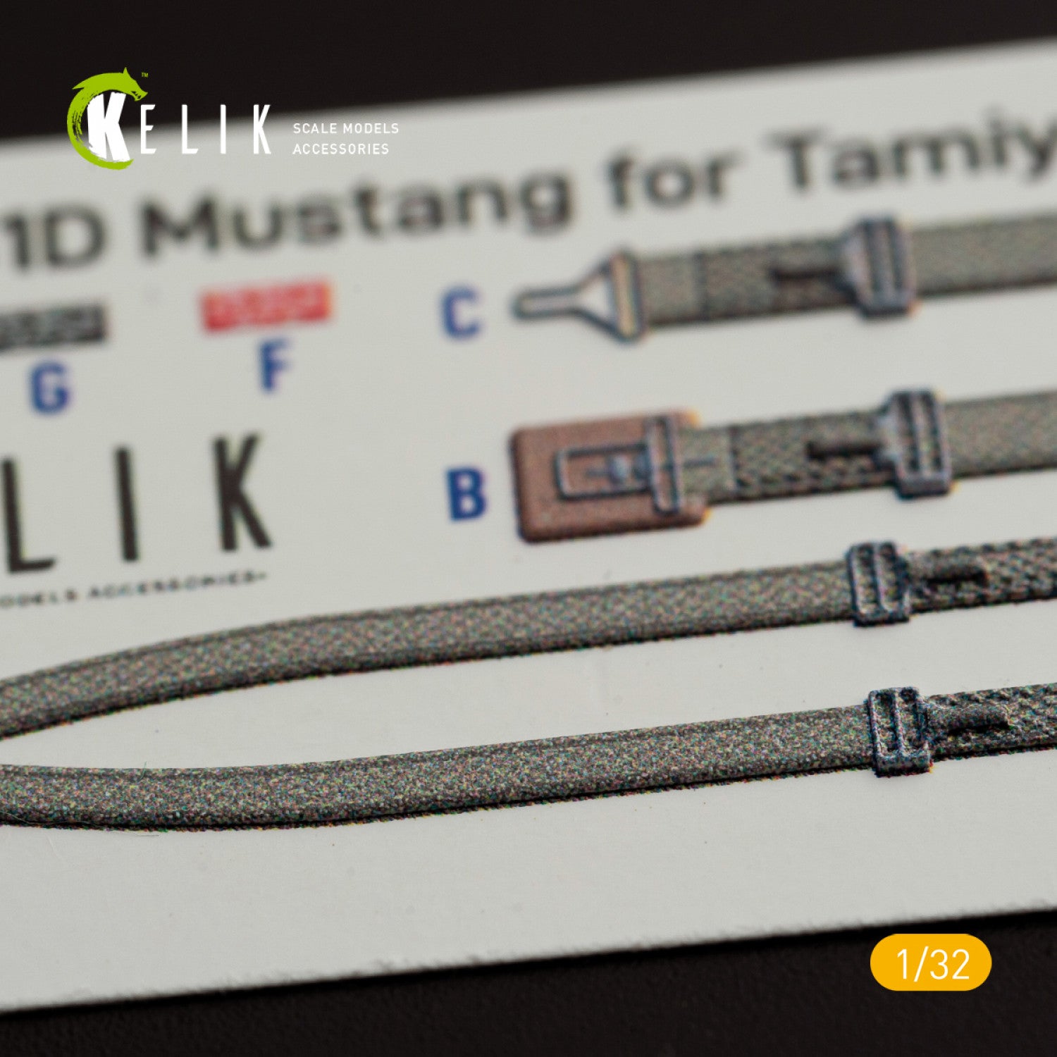3D Decal Interior North American P-51D Mustang (for Tamiya plastic model kit) Scale 1:32 KeliK K32015 USA (WW2)