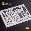 3D Decal Interior Fiat CR.42 LW (for ICM plastic model kit) Scale 1:32 KeliK K32019 Italy (WW2)
