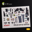 3D Decal Interior Fiat CR.42 LW (for ICM plastic model kit) Scale 1:32 KeliK K32019 Italy (WW2)