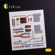 3D Decal Interior Messerschmitt BF-109 E with 3D printed parts (for Trumpeter plastic model kit) Scale 1:32 K32020 Germany (WW2)