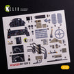 3D Decal Interior Messerschmitt BF-109 E with 3D printed parts (for Trumpeter plastic model kit) Scale 1:32 K32020 Germany (WW2)