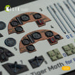 3D Decal Interior DH.81A Tiger Moth with 3D printed part (for ICM plastic model kit) Scale 1:32 K32022 United Kingdom (WW2)