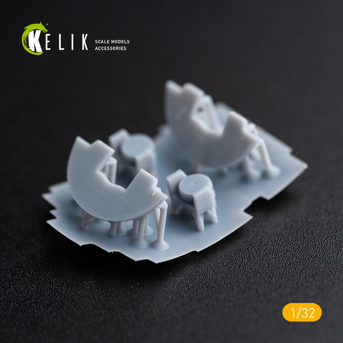 3D Decal Interior DH.81A Tiger Moth with 3D printed part (for ICM plastic model kit) Scale 1:32 K32022 United Kingdom (WW2)