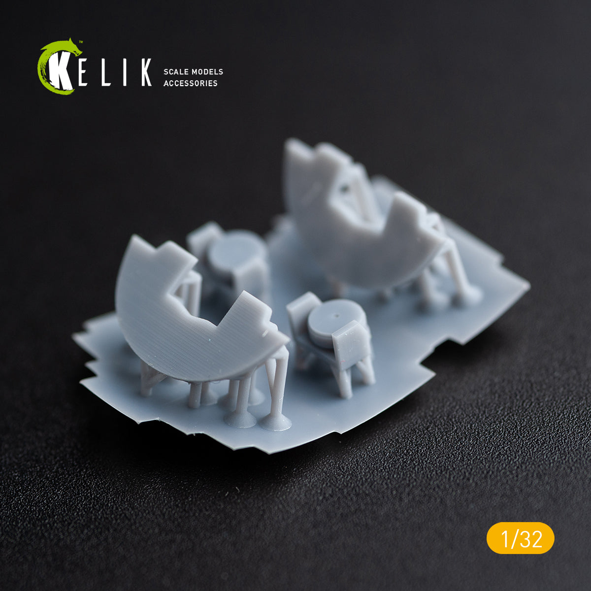 3D Decal Interior DH.81A Tiger Moth with 3D printed part (for ICM plastic model kit) Scale 1:32 K32022 United Kingdom (WW2)
