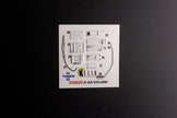 Grumman A-6A Intruder. Interior 3D Decals (for Trumpeter Aircraft model kit) Scale 1:32 KeliK K32023