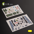 Mirage 2000C. Interior 3D Decals (for Kitty Hawk / Zimimodel Aircraft model kit) Scale 1:32 KeliK K32024