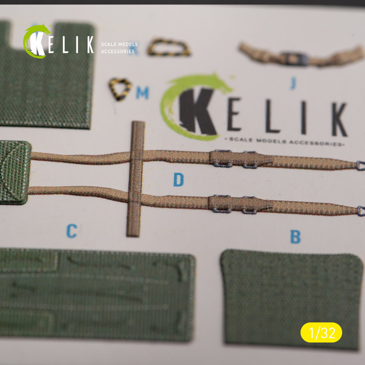 Mirage 2000C. Interior 3D Decals (for Kitty Hawk / Zimimodel Aircraft model kit) Scale 1:32 KeliK K32024