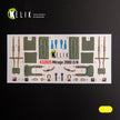 Dassault Mirage 2000DD/N. Interior 3D Decals (for Kitty Hawk / Zimimodel Aircraft model kit) Scale 1:32 KeliK K32025