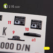 Dassault Mirage 2000DD/N. Interior 3D Decals (for Kitty Hawk / Zimimodel Aircraft model kit) Scale 1:32 KeliK K32025