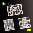 Lockheed Martin F-16I Sufa. Interior 3D Decals (for Academy Aircraft model kit) Scale 1:32 KeliK K32026