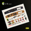 3D Decals Interior Opel Blitz 3ton 4x2 (for Tamiya plastic model kit) Scale 1:35 KeliK K35006 Germany (WW2)
