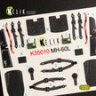 3D Decals Interior Helicopters Sikorsky MH-60L Black Hawk (for Kitty Hawk / Zimimodel plastic model kit) Scale 1:35 KeliK K35010 USA