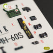 3D Decals Interior Helicopters Sikorsky MH-60S Knight Hawk (for Kitty Hawk / Zimimodel plastic model kit) Scale 1:35 KeliK K35011 USA