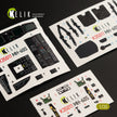 3D Decals Interior Helicopters Sikorsky MH-60S Knight Hawk (for Kitty Hawk / Zimimodel plastic model kit) Scale 1:35 KeliK K35011 USA