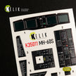3D Decals Interior Helicopters Sikorsky MH-60S Knight Hawk (for Kitty Hawk / Zimimodel plastic model kit) Scale 1:35 KeliK K35011 USA